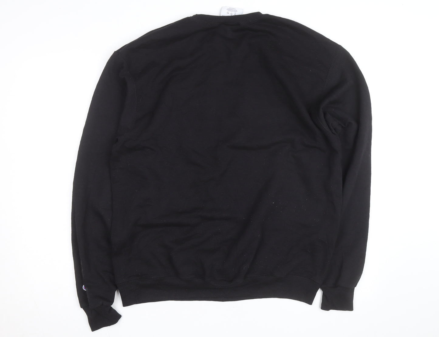Champion Men’s Black USF Crew Neck Sweatshirt L Pullover Logo