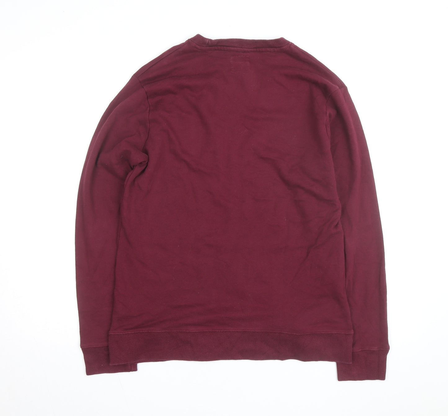 Champion Men's Red Crew Neck Pullover Sweatshirt Size M