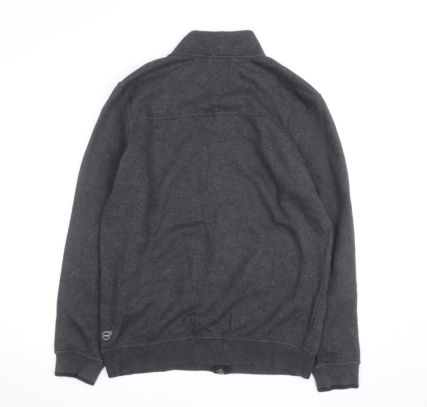 Puma Men's Grey Full Zip Sweatshirt M Regular Fit Fleece