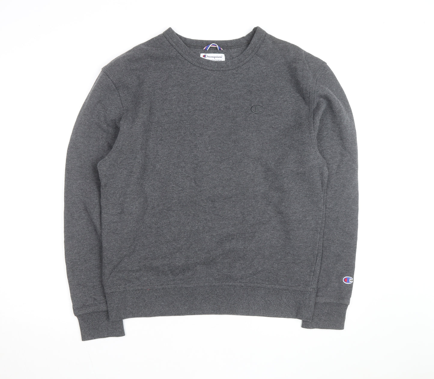 Champion Men's Grey M Pullover Sweatshirt Fleece Crew Neck