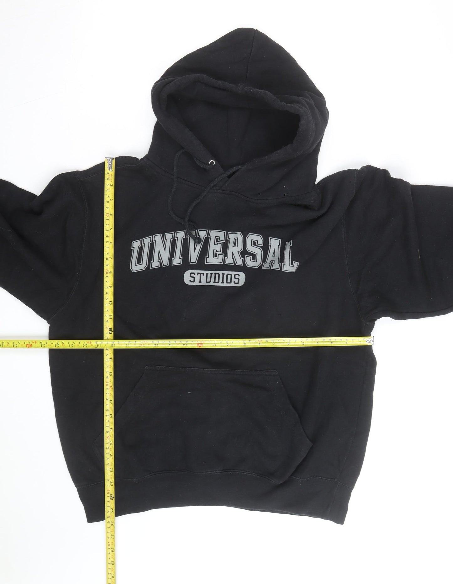 Universal Studios Men's Black Pullover Hoodie L Graphic Fleece