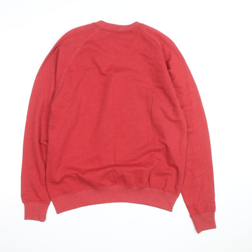 Greg Norman Men's Red Crew Neck Pullover Sweatshirt S