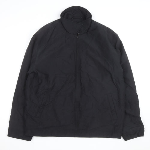 Ben Sherman Men's Black XXL Quilted Full Zip Jacket