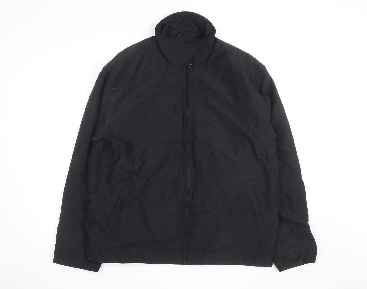 Ben Sherman Men's Black XXL Quilted Full Zip Jacket