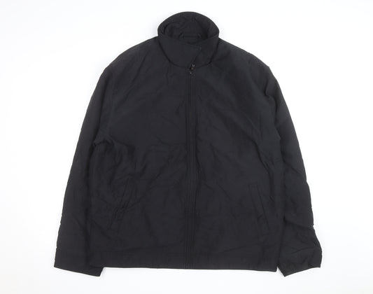 Ben Sherman Men's Black XXL Quilted Full Zip Jacket