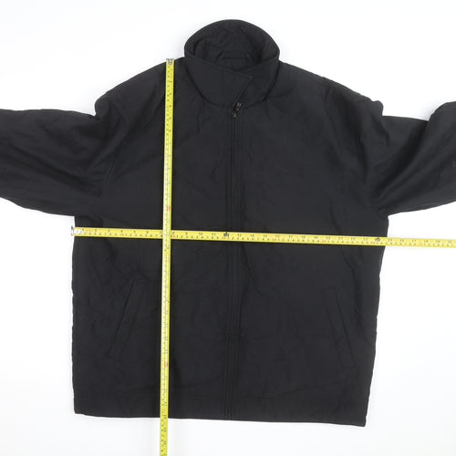 Ben Sherman Men's Black XXL Quilted Full Zip Jacket