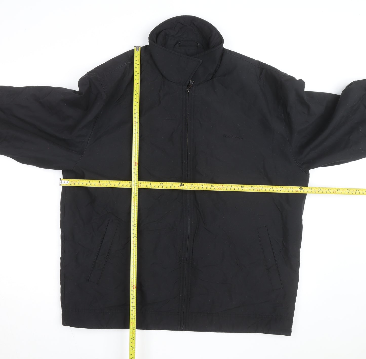 Ben Sherman Men's Black XXL Quilted Full Zip Jacket