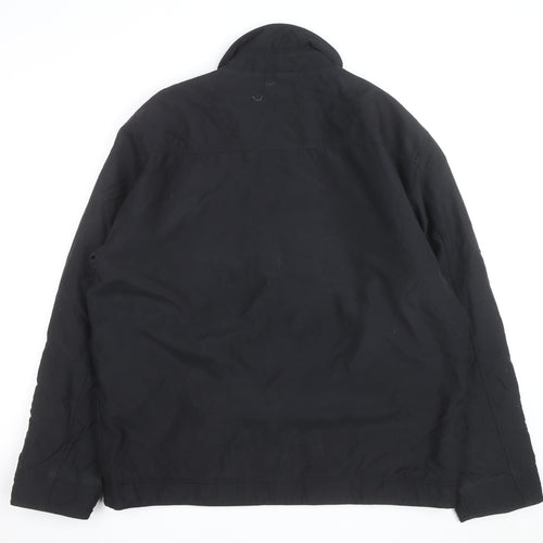 Ben Sherman Men's Black XXL Quilted Full Zip Jacket