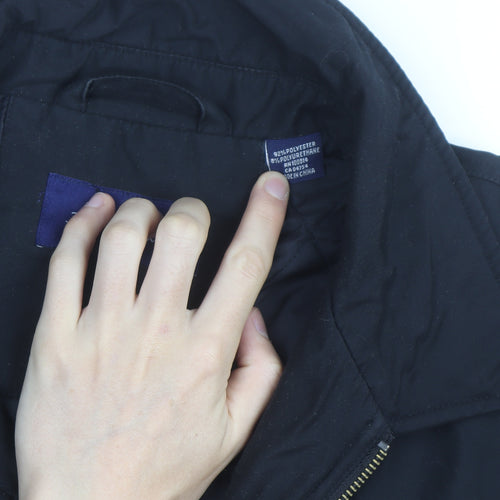 Ben Sherman Men's Black XXL Quilted Full Zip Jacket