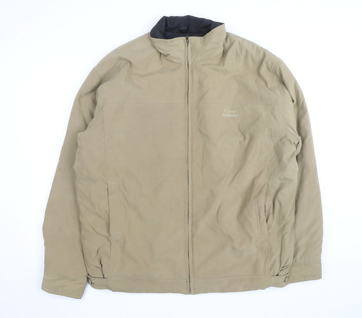 Explorer Navigator Men's Beige Cotton Full Zip Jacket XL