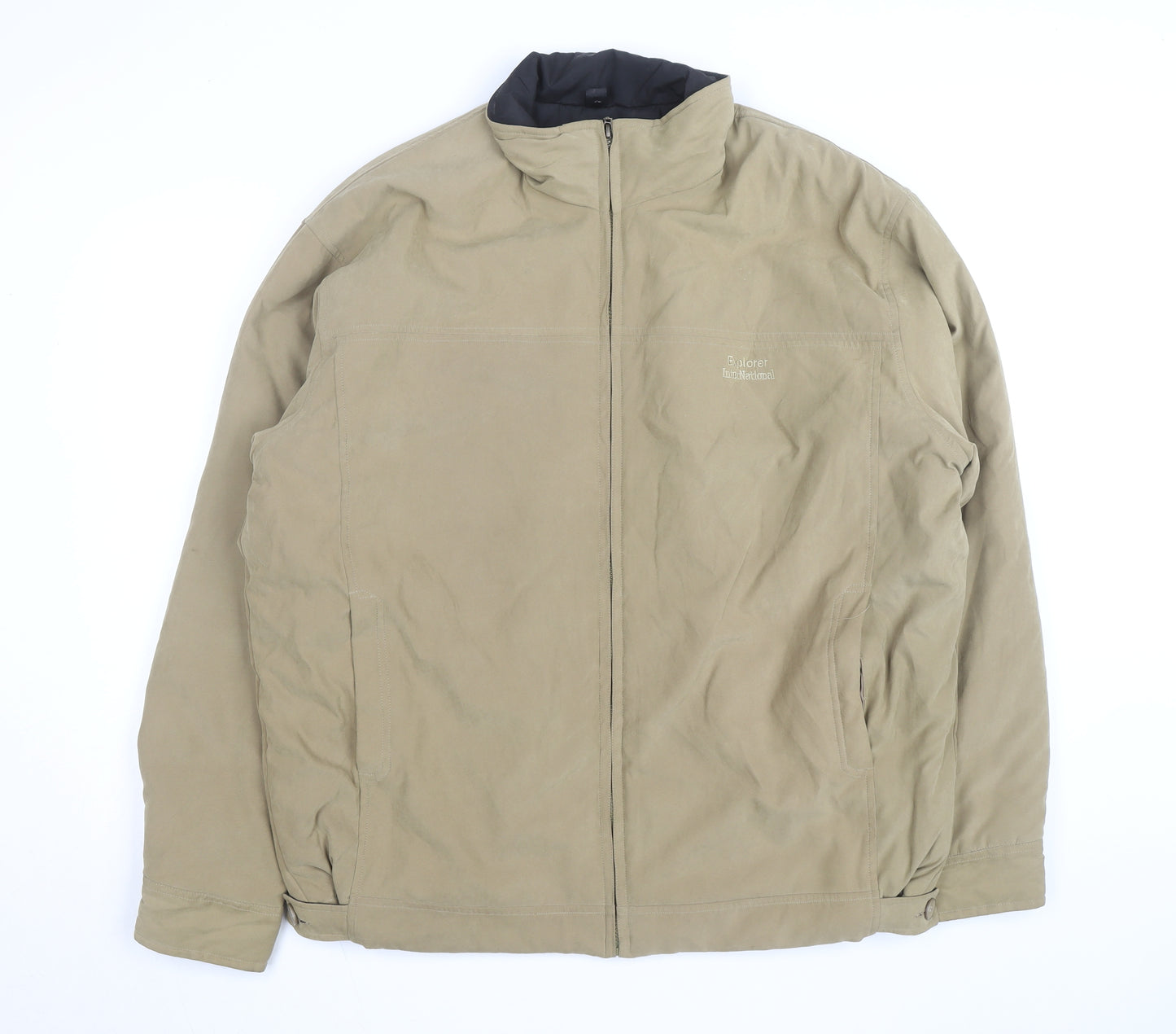 Explorer Navigator Men's Beige Cotton Full Zip Jacket XL