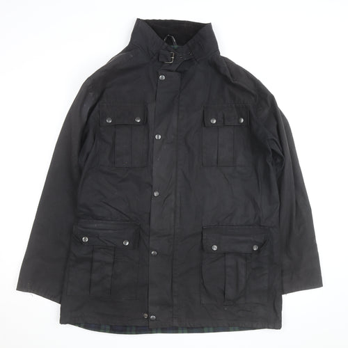 Game Men's Black XL Waxed Cotton Outdoor Jacket