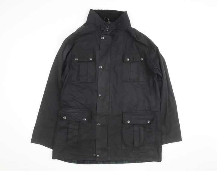 Game Men's Black XL Waxed Cotton Outdoor Jacket