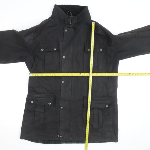 Game Men's Black XL Waxed Cotton Outdoor Jacket