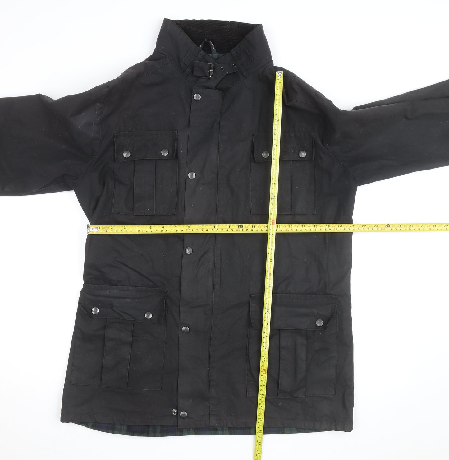Game Men's Black XL Waxed Cotton Outdoor Jacket