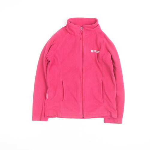 Mountain Warehouse Girls Pink Fleece Full Zip Sweatshirt 7-8 Years