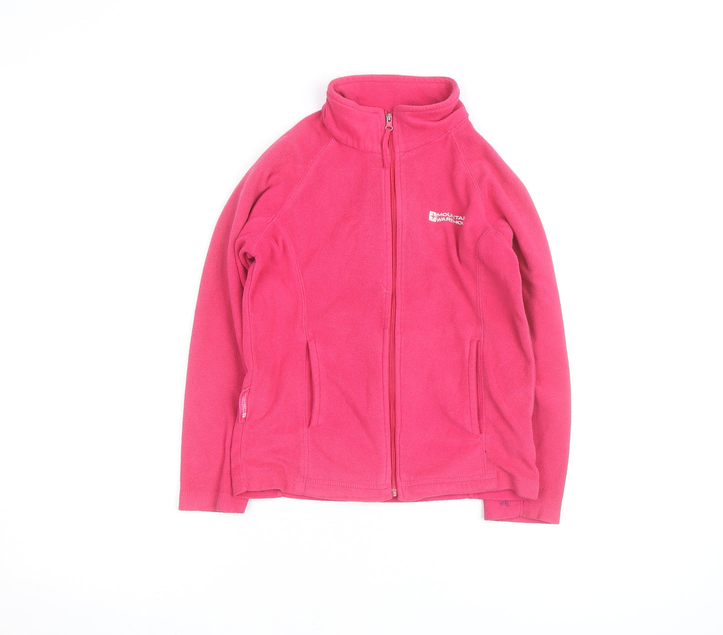 Mountain Warehouse Girls Pink Fleece Full Zip Sweatshirt 7-8 Years
