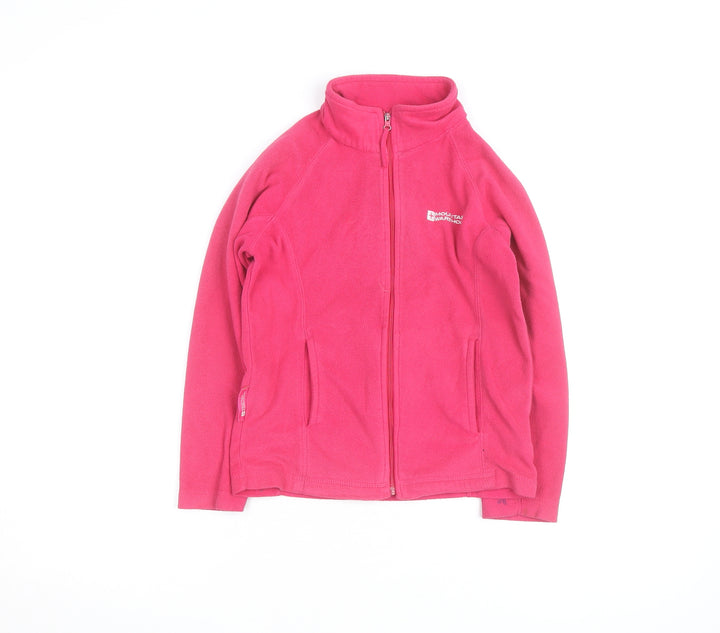 Mountain Warehouse Girls Pink Fleece Full Zip Sweatshirt 7-8 Years
