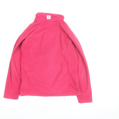 Mountain Warehouse Girls Pink Fleece Full Zip Sweatshirt 7-8 Years