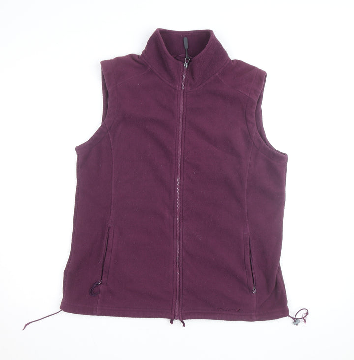 Peter Storm Women's Purple Fleece Bodywarmer Size 16