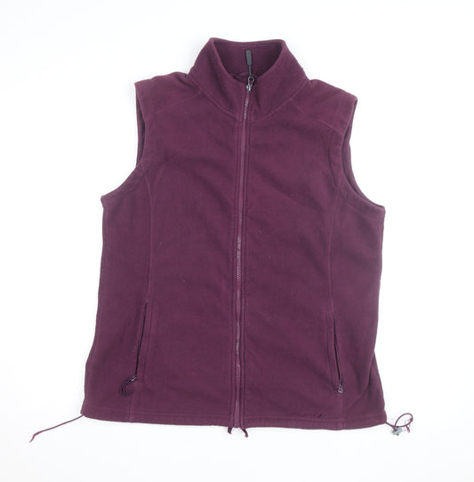 Peter Storm Women's Purple Fleece Bodywarmer Size 16
