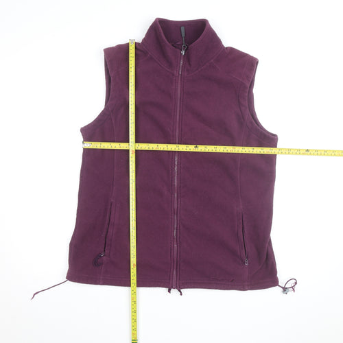 Peter Storm Women's Purple Fleece Bodywarmer Size 16