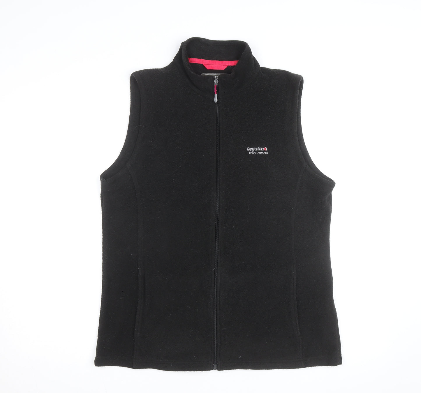 Regatta Women Black Size 16 Fleece Waistcoat Outdoor Full Zip Vest