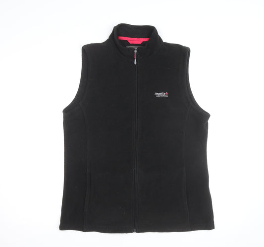 Regatta Women Black Size 16 Fleece Waistcoat Outdoor Full Zip Vest