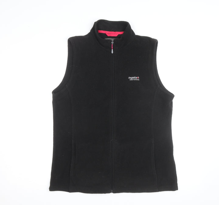 Regatta Women Black Size 16 Fleece Waistcoat Outdoor Full Zip Vest