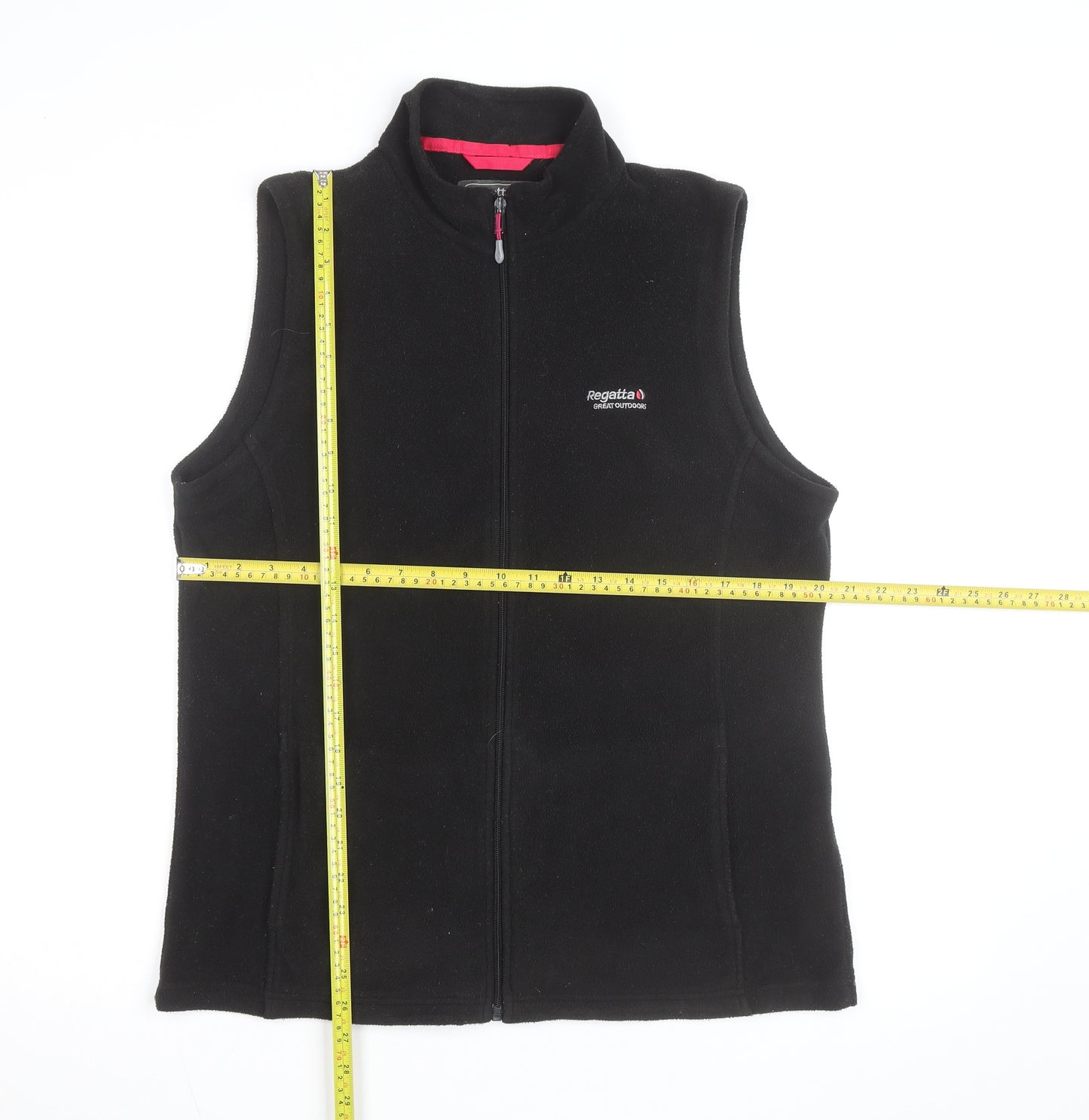 Regatta Women Black Size 16 Fleece Waistcoat Outdoor Full Zip Vest