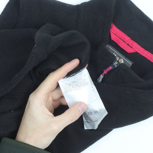 Regatta Women Black Size 16 Fleece Waistcoat Outdoor Full Zip Vest