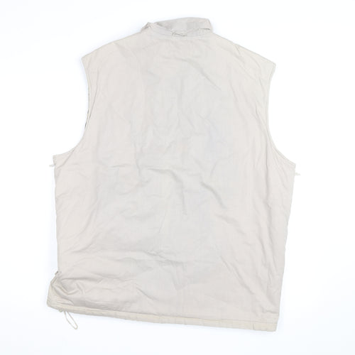 Explorer Navigator Men's Beige Cotton XL Bodywarmer Waistcoat