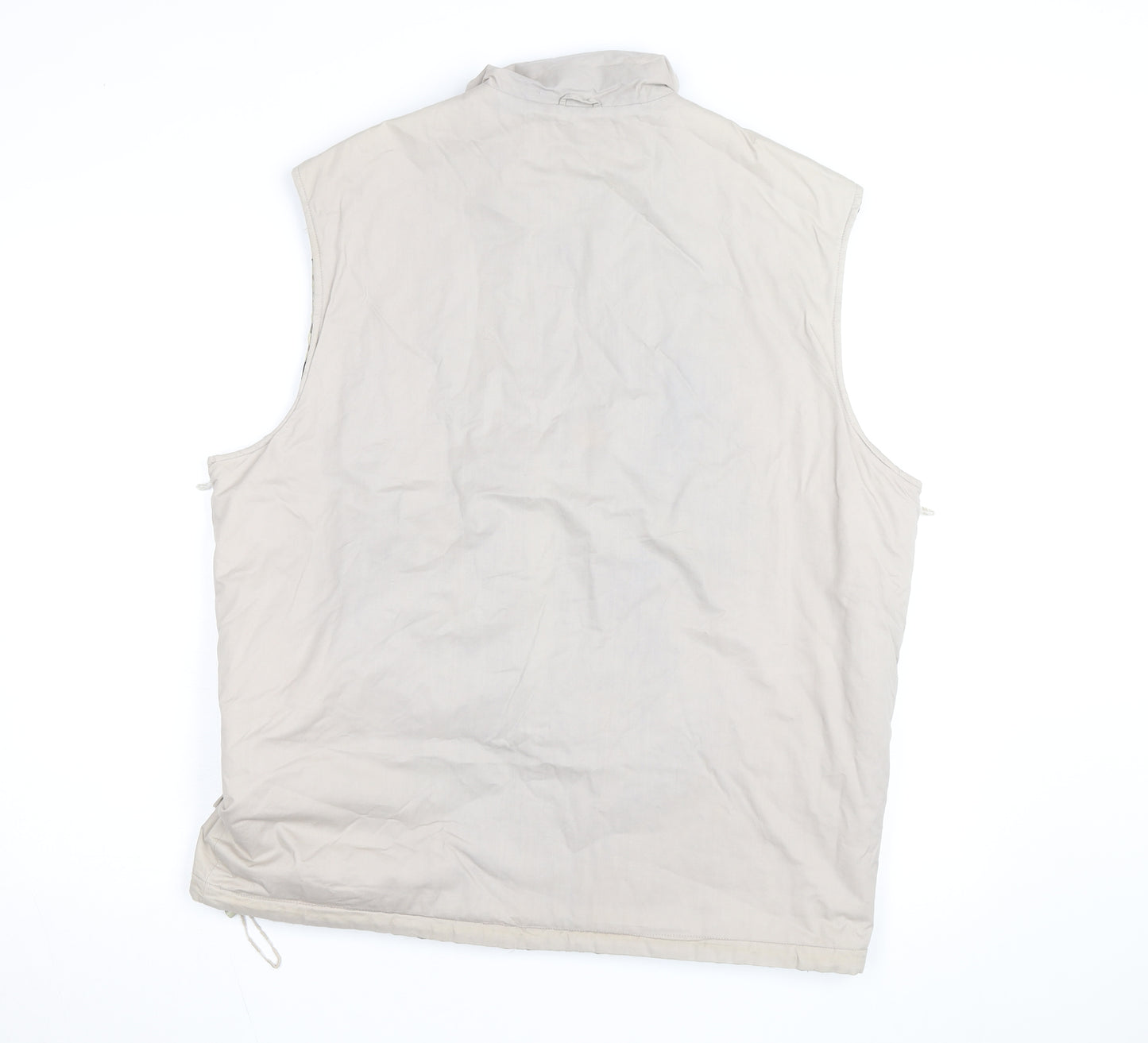 Explorer Navigator Men's Beige Cotton XL Bodywarmer Waistcoat