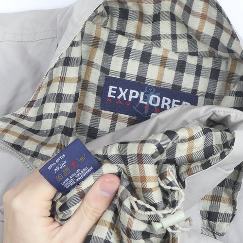 Explorer Navigator Men's Beige Cotton XL Bodywarmer Waistcoat
