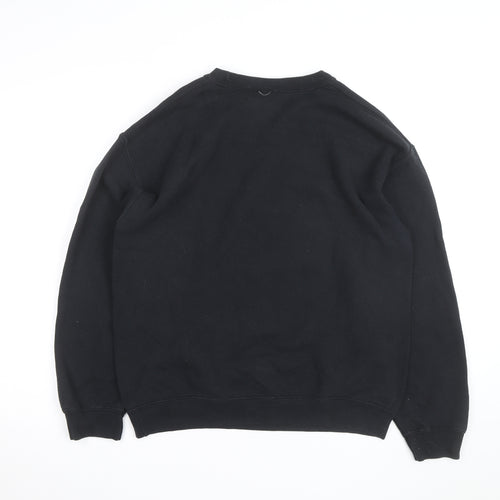 Disney Men's Black Snow White Graphic Pullover Sweatshirt M