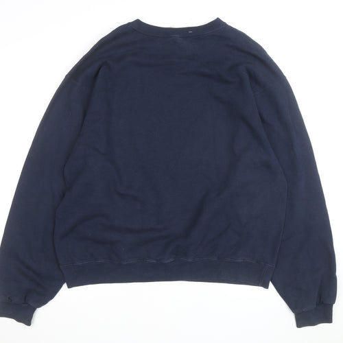 Champion Men's Blue XL Pullover Sweatshirt NYAC Graphic Vintage Fit