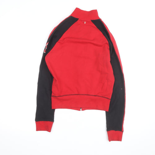 Ecko Red Boys Black & Red Full Zip Sweatshirt Size M Cotton Blend
