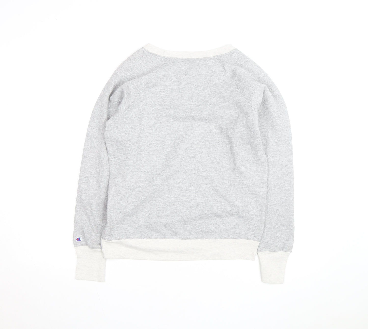 Champion Men's Grey Crew Neck Pullover Sweatshirt M