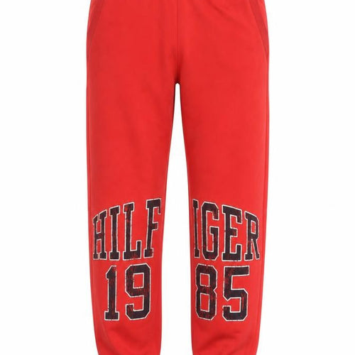 Tommy Hilfiger Men’s Red Jogger Sweatpants Size S Cotton Blend