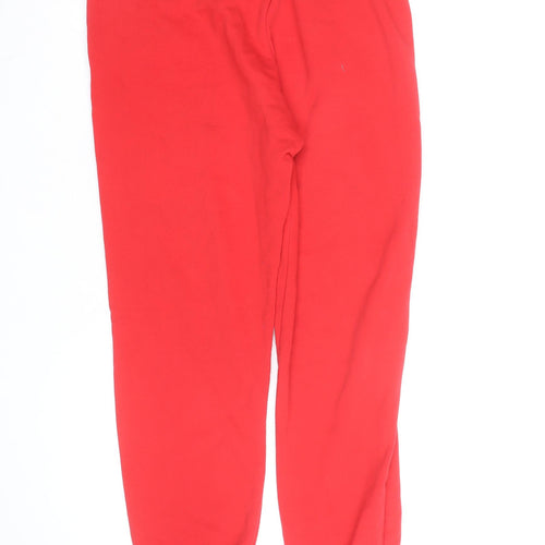 Tommy Hilfiger Men’s Red Jogger Sweatpants Size S Cotton Blend