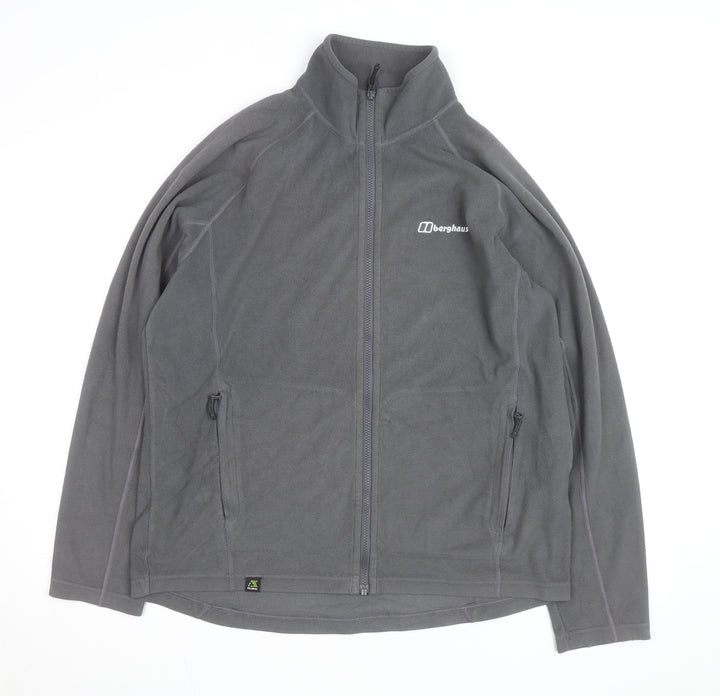 Berghaus Men's Grey Fleece Full Zip Active Jacket Size L