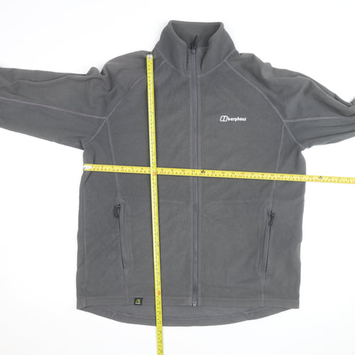 Berghaus Men's Grey Fleece Full Zip Active Jacket Size L