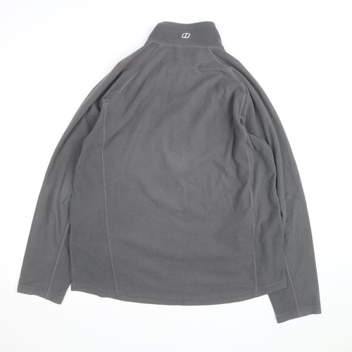 Berghaus Men's Grey Fleece Full Zip Active Jacket Size L