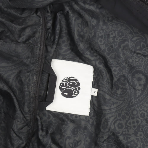 Pretty Green Men's Black Hooded Windbreaker Jacket Size M