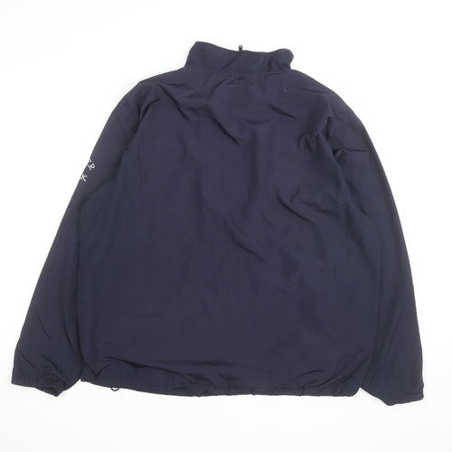 Cutter & Buck Men's Blue M WindTec 1/4 Zip Windbreaker Jacket