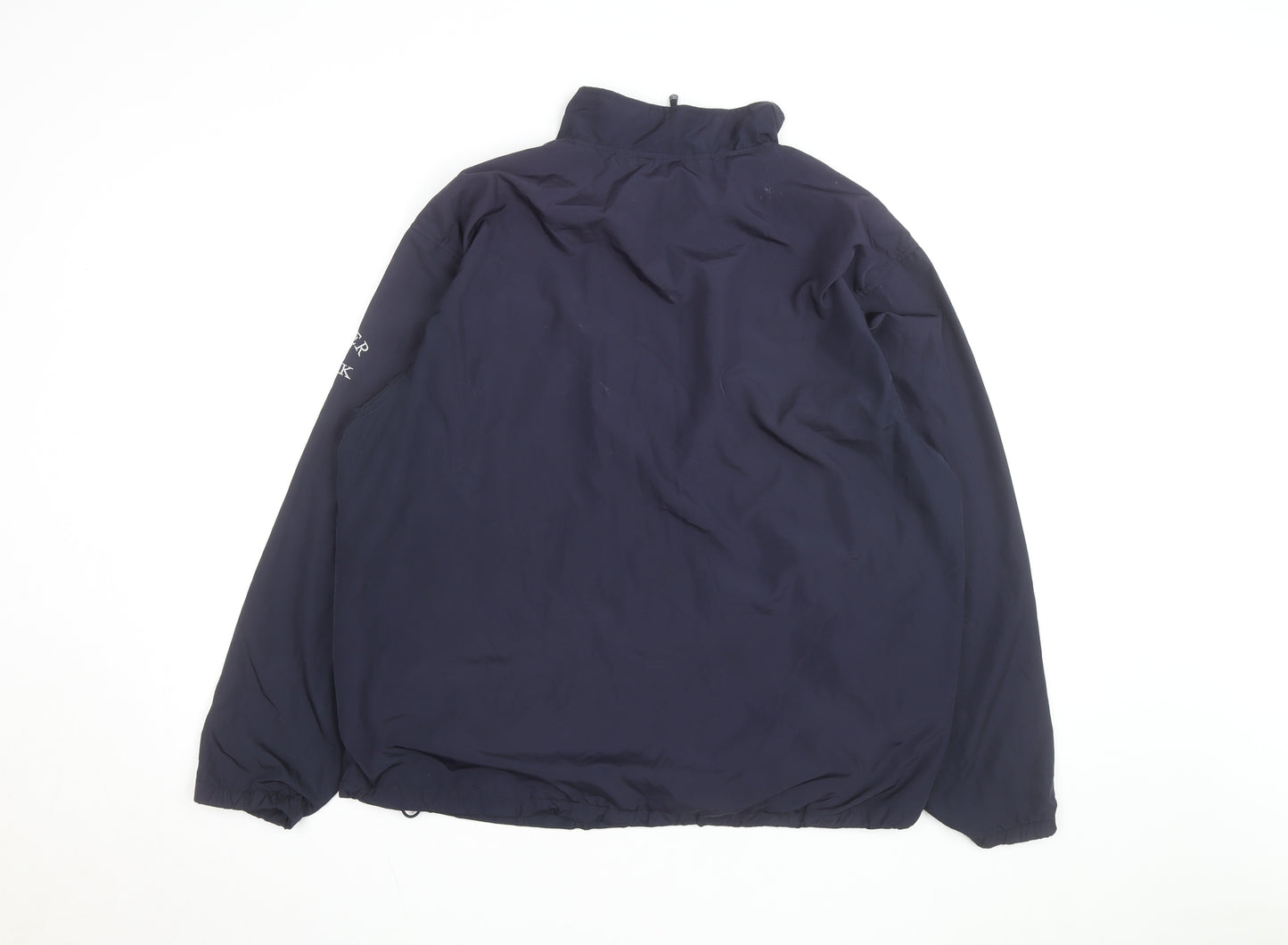 Cutter & Buck Men's Blue M WindTec 1/4 Zip Windbreaker Jacket
