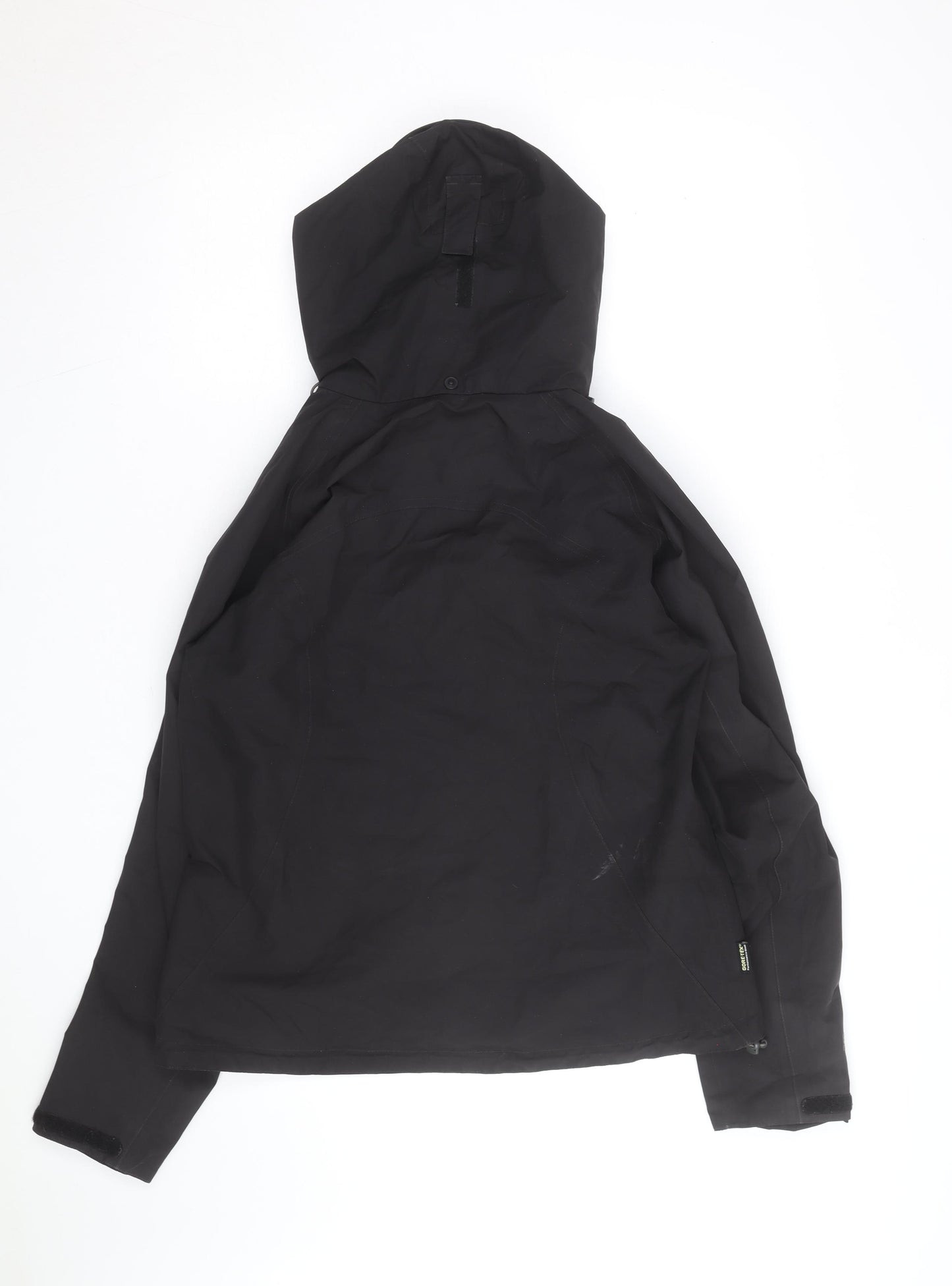 Sprayway Womens Black Waterproof Hooded Parka Jacket Size 12