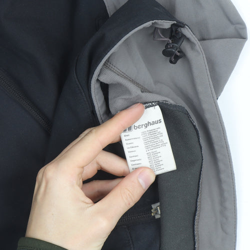 Berghaus Men's Black Soft Shell Jacket S Regular Fit Windproof