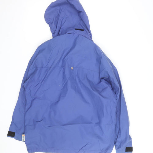 TOG24 Men’s Blue Waterproof Hooded Outdoor Jacket Size S