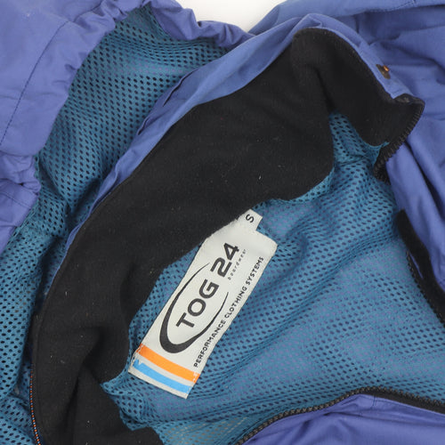 TOG24 Men’s Blue Waterproof Hooded Outdoor Jacket Size S